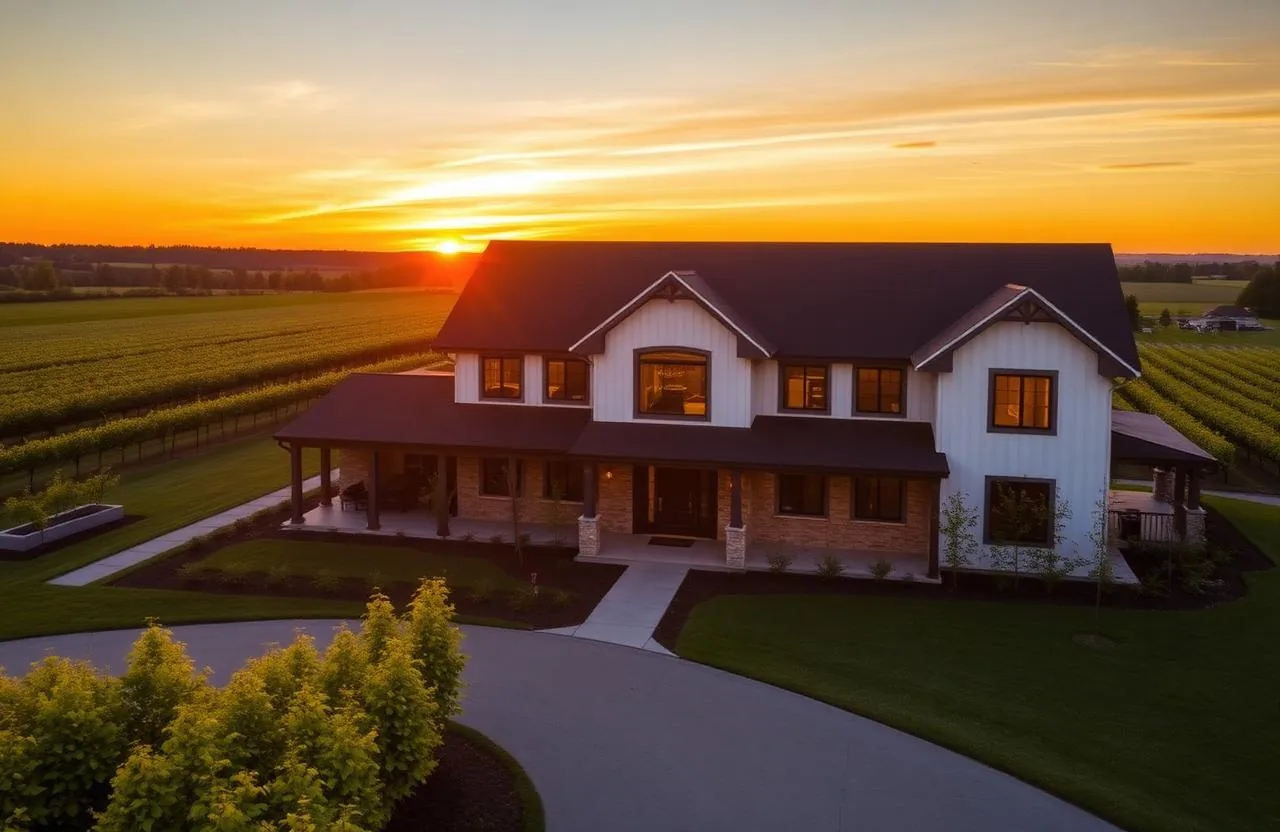 Wine country custom home in Niagara Region