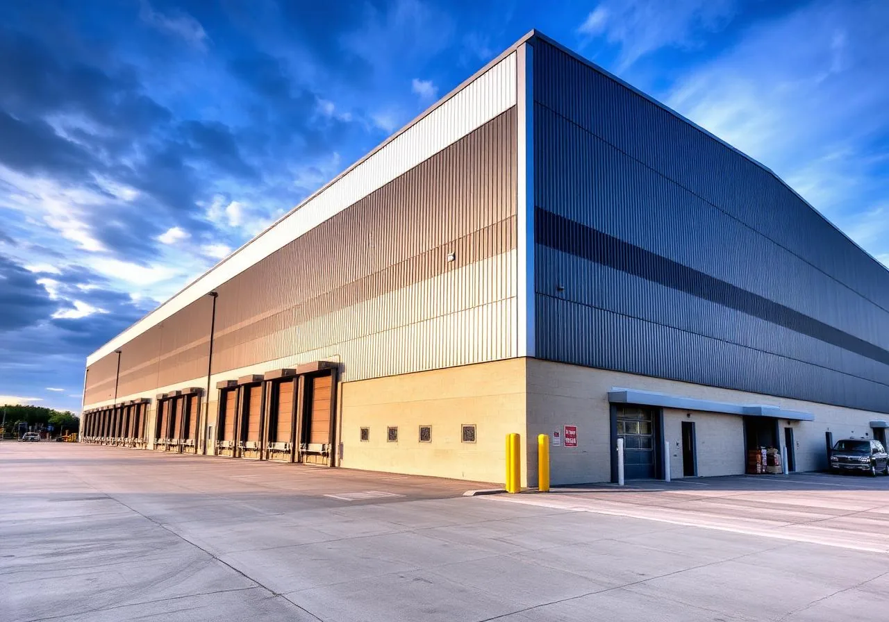 Industrial warehouse construction